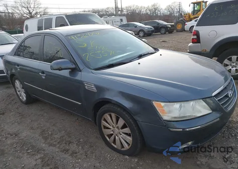 2009 Hyundai Sonata Limited z USA, uszkodzony, nr VIN 5NPEU46C09H508519